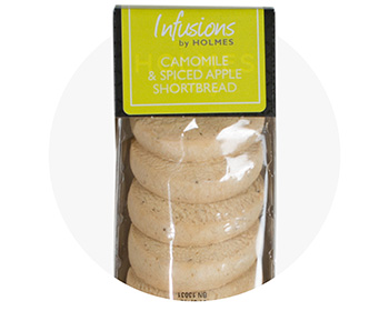 Camomile & Spiced Apple Shortbread