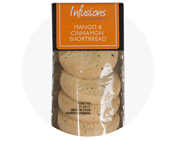 Mango & Cinnamon Shortbread